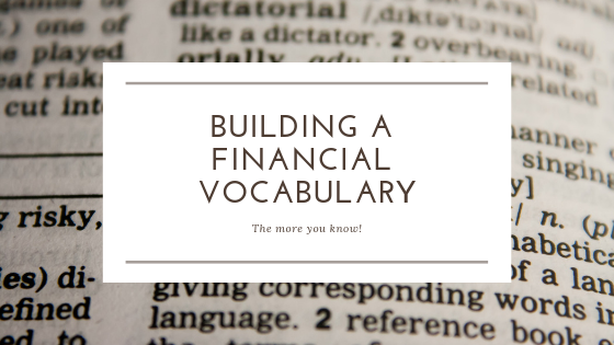 Building a Financial Vocabulary